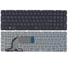 Клавиатура для ноутбука HP Pavilion 15-e черная без рамки