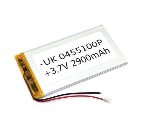 Аккумулятор Li-Pol (батарея) 4*55*100мм 2pin 3.7V/2900mAh