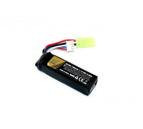 Аккумулятор Li-Pol 11.1V 401855 1400mAh разъем mini Tamiya plug