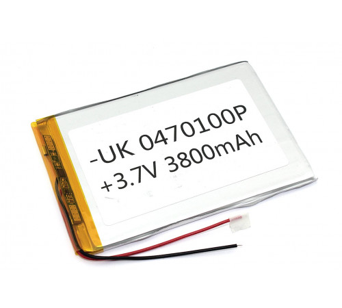 Аккумулятор Li-Pol (батарея) 4*70*100мм 2pin 3.7V/3800mAh