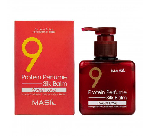 Masil Бальзам для волос несмываемый с протеинами / 9 Protein Perfume Silk Balm Sweet Love, 180 мл