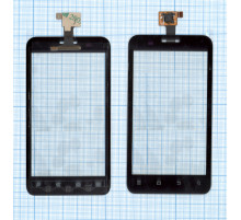 Сенсорное стекло (тачскрин) для ZTE V880E Dual sim / V889D черное