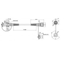 PC-IE-LPM-UTP-RJ45-RJ45-C5e-2M-BK Промышленный патч-корд U/UTP, IP67, категория 5e, с защитными крышками, 2 м, черный Hyperline