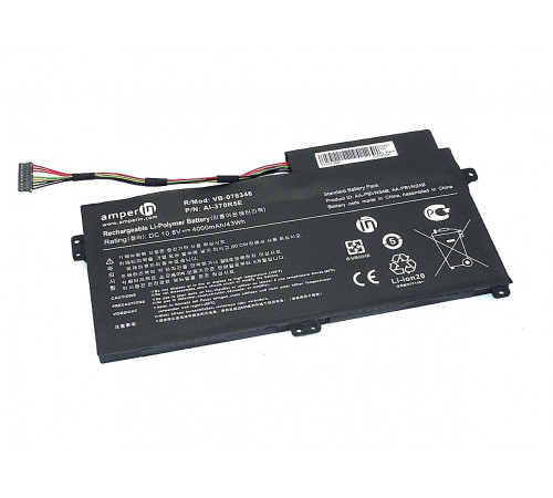 Аккумуляторная батарея Amperin для ноутбука Samsung 370R5E, 470R5E (AA-PBVN3AB) 10,8V 43Wh AI-370R5E