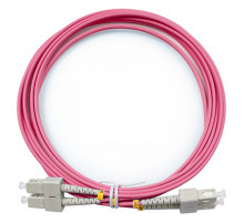 Cabeus FOP-50-OM4-SC-SC-3m Шнур оптический duplex SC-SC 50/125 mm OM4 3м LSZH