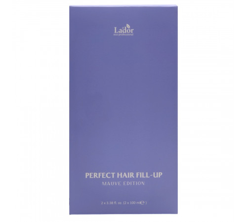 Lador Набор ампульных филлеров / Perfect Hair Fill-Up Mauve Edition Duo, 100 мл x 2