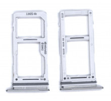 Лоток для SIM-карты Samsung Galaxy S10 Plus (G975F) серебристый