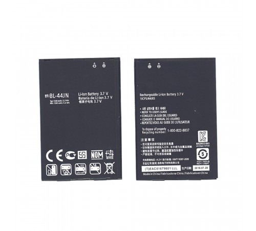 Аккумуляторная батарея BL-44JN для LG Optimus Black, P970 1500mAh 3,7V