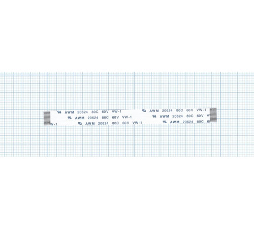 Шлейф универсальный 16pin, шаг 0.8мм, длина 10см
