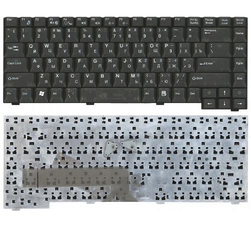 Клавиатура для ноутбука Fujitsu-Siemens Amilo M1437 M1439 D7850 черная