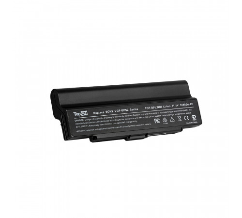 Аккумулятор для ноутбука Sony Vaio VGN-AR, VGN-C, VGN-FE, VGN-N, VGN-S, VGN-Y Series. 11.1V 10400mAh 115Wh, усиленный. PN: VGP-BPL2, VGP-BPS2