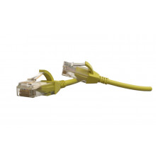 PC-LPT-UTP-RJ45-RJ45-C6-3M-LSZH-YL Патч-корд U/UTP, категория 6 (100% Fluke Component Tested), 28AWG, LSZH, 3 м, желтый Hyperline