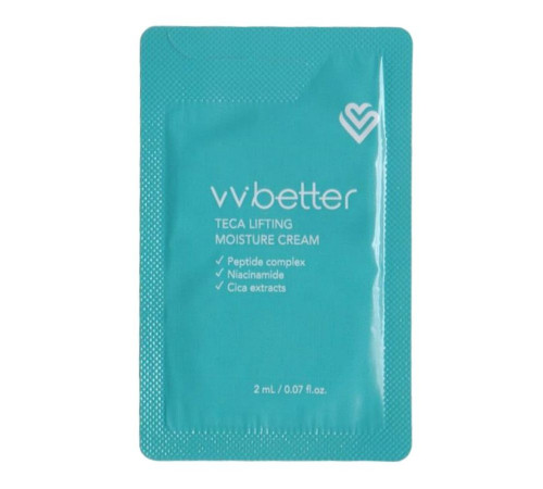 VVbetter Увлажняющий лифтинг-крем с центеллой / Teca Lifting Moisture, 2 мл