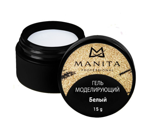 Manita Professional Однофазный моделирующий гель для наращивания №2, белый, 15 г