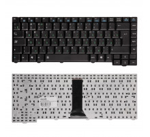 Клавиатура для ноутбука Asus F3, PRO31, X52 Series. (24pin). Г-образный Enter. Черная без рамки. PN: 04GNI11KRU40.