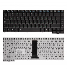 Клавиатура для ноутбука Asus F3, PRO31, X52 Series. (24pin). Г-образный Enter. Черная без рамки. PN: 04GNI11KRU40.