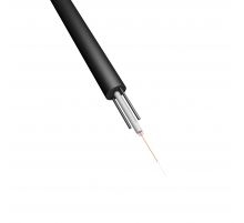 ВО кабель LANMASTER loose tube, 2 силов.эл. steel wire, GYXY, PE, внешний, 4 х OS2
