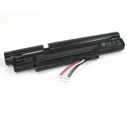 Аккумуляторная батарея для ноутбука Acer Aspire 3830 (AS11A3E) 11.1V 5200mAh OEM черная