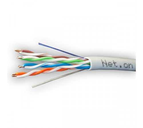 Кабель Net.on UTP Cat.5e 4x2хAWG24 CCA PVC Indoor 305м Кабель Net.on UTP Cat.5e 4x2хAWG24 CCA PVC Indoor 305м
