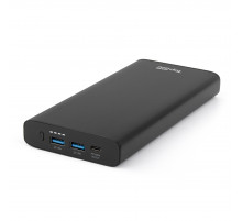 Внешний аккумулятор TopON TOP-T100 26800mAh (96.48Wh) Type-C PD 100W , 2 USB QC3.0 18W, корпус алюминий черный