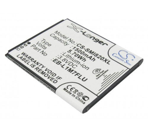 Аккумулятор CS-SMI820XL EB-L1M7FLU для Samsung Galaxy S III Mini/ GT-i8190T  3.8V / 1500mAh / 5.70Wh