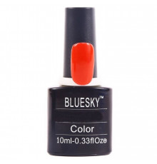 Bluesky Гель-лак для ногтей 214 SU, красный с золотым шиммером, 10 мл
