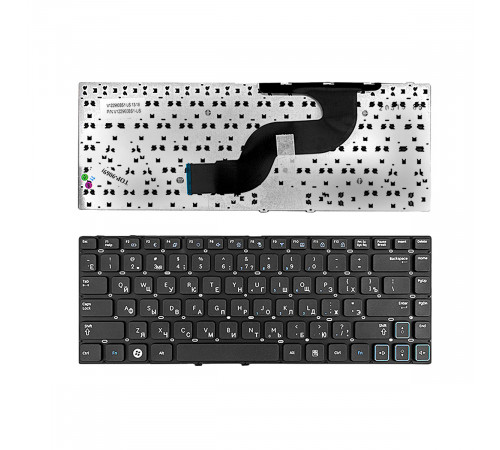 Клавиатура для ноутбука Samsung RC410, RV415, RV420 Series. Плоский Enter. Черная, без рамки. PN: BA59-02939C Клавиатура для ноутбука Samsung RC410, RV415, RV420 Series. Плоский Enter. Черная, без рамки. PN: BA59-02939C