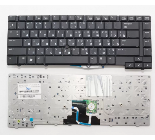 Клавиатура для ноутбука HP EliteBook 8530P, 8530W черная, с джойстиком