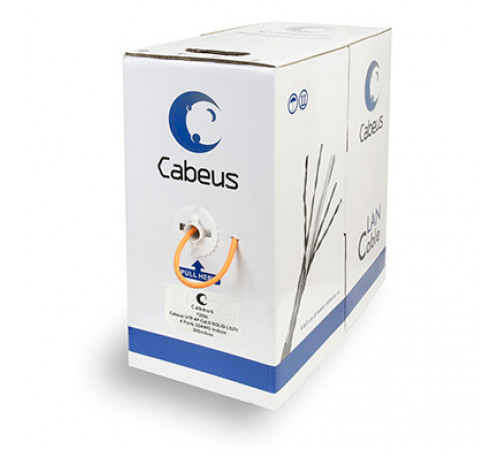 Cabeus UTP-4P-Cat.6-SOLID-LSZH Кабель витая пара UTP U/UTP, категория 6, 4 пары 0,57мм 23AWG