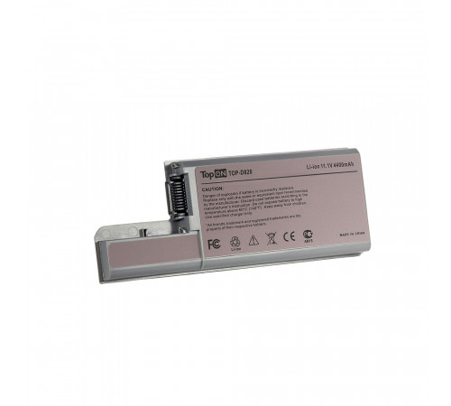 Аккумулятор для ноутбука Dell Latitude D531, D820, D830, Precision M65, M4300 Series. 11.1V 4400mAh 49Wh. PN: CF623, DF192. Серый.