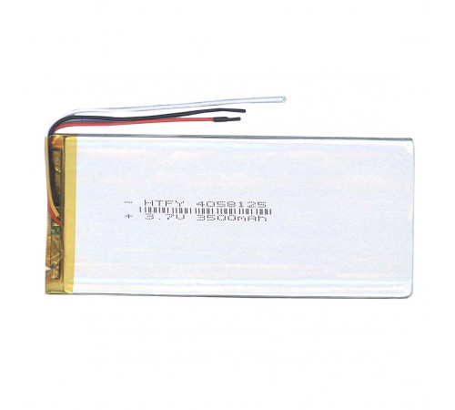 Аккумулятор Li-Pol (батарея) 4*58*125мм 3pin 3.7V/3500mAh