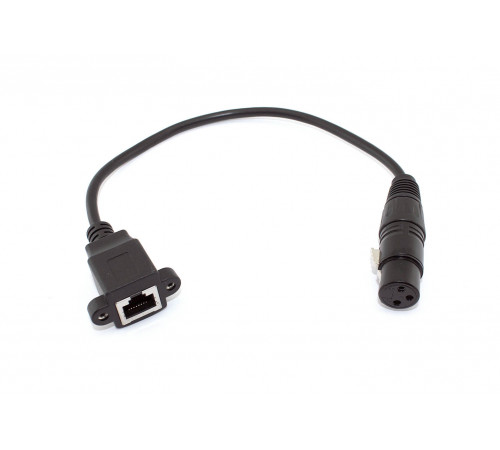 Кабель RJ45  на XLR мама 0.3 м