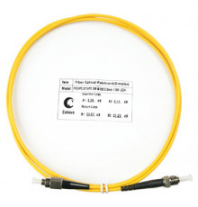 Cabeus FOP(s)-9-FC-ST-1,5m Шнур оптический simplex FC-ST 9/125 sm 1,5м LSZH