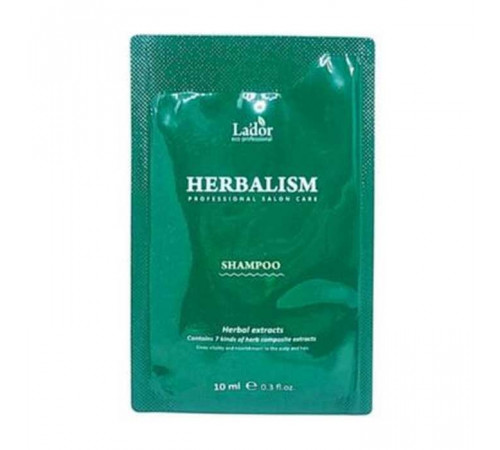 Lador Шампунь для волос успокаивающий в пробнике / Herbalism Shampoo Pouch, 10 мл