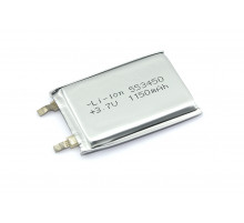 Аккумулятор Li-Pol (батарея) 5,5*34*50мм 2pin 3.7V/1150mAh