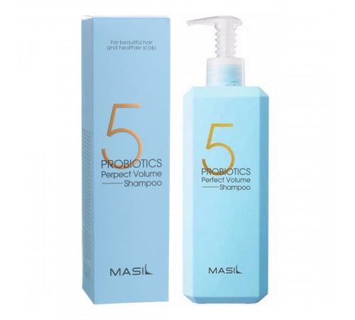 Masil Шампунь для объёма волос с пробиотиками / 5 Probiotics Perpect Volume Shampoo, 500 мл