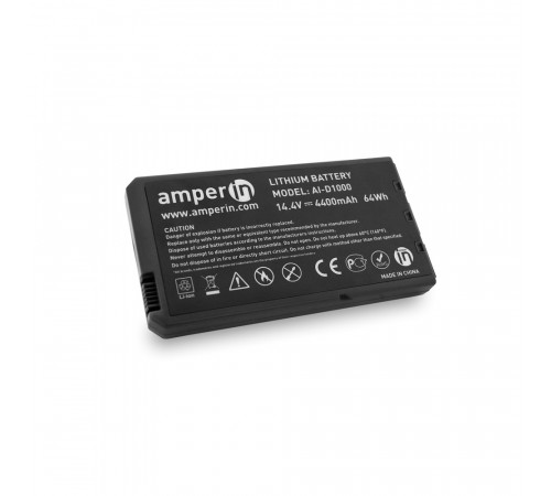 Аккумуляторная батарея Amperin для ноутбука Dell Inspiron 1000 11.1V 6600mAh (73Wh) AI-D1000