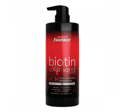 Carebeau Шампунь для волос с биотином и маслом миндаля / Fantasy Biotin Almond, 400 мл