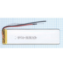 Аккумулятор Li-Pol (батарея) 3*38*135мм 3pin 3.7V/2500mAh