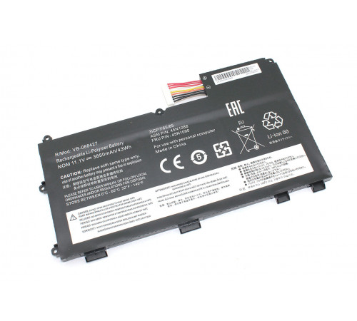 Аккумуляторная батарея для ноутбука Lenovo ThinkPad T430u Ultrabook (L11N3P51) 11.1V 3850mAH OEM