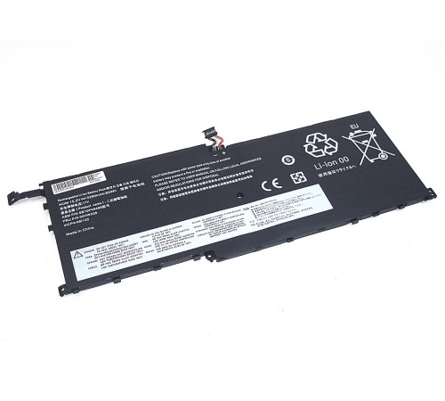 Аккумуляторная батарея для ноутбука Lenovo ThinkPad X1 Carbon (00HW028) 15.2V 3290mAh OEM черная