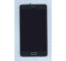 Дисплей для Samsung Galaxy Note Edge SM-N915 черный с рамкой