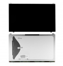 Матрица для ноутбука 15.6" 1366x768 WXGA, 40 pin LVDS, Slim, LED, TN, крепления сверху/снизу (уши), матовая. PN: LTN156AT19-001.