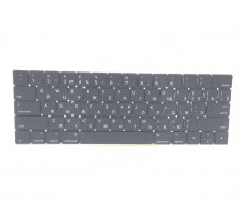 Клавиатура для ноутбука Apple MacBook A1706, A1707, Late 2016 - Mid 2017, черная, с подсветкой, плоский Enter