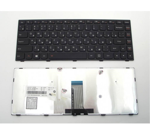 Клавиатура для ноутбука Lenovo IdeaPad Flex 2-14, G40-30, G40-70 черная, рамка черная