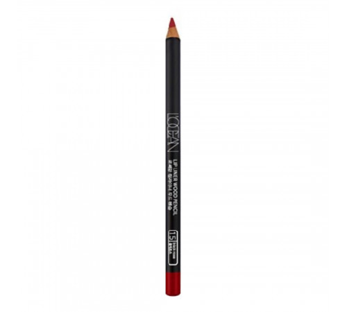 L’ocean Карандаш для губ / Lipliner Wood Pencil #15, Black Rose