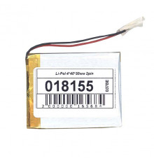 Аккумулятор Li-Pol (батарея) 4*40*50мм 2pin 3.7V/550mAh