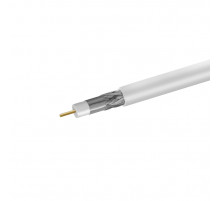 Кабель Net.on RG-11 белый CCS 1,63 (21%) / FPE / Al-Pet-Al Foil Unbonded / Al 96х0,12 / PVC 305м