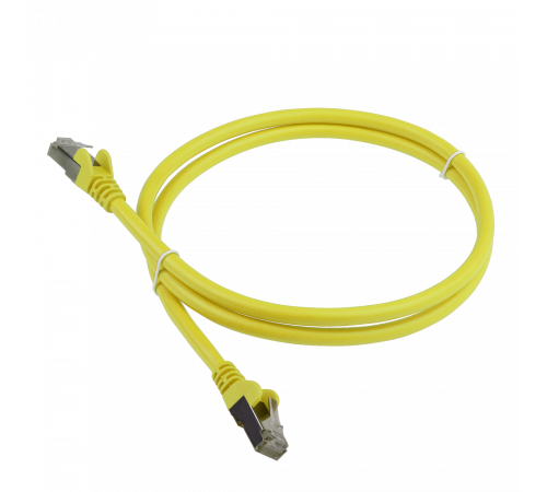 Патч-корд RJ45 - RJ45, 4 пары, FTP, категория 6, 7 м, желтый, LSZH, LANMASTER LAN-PC45/S6-7.0-YL