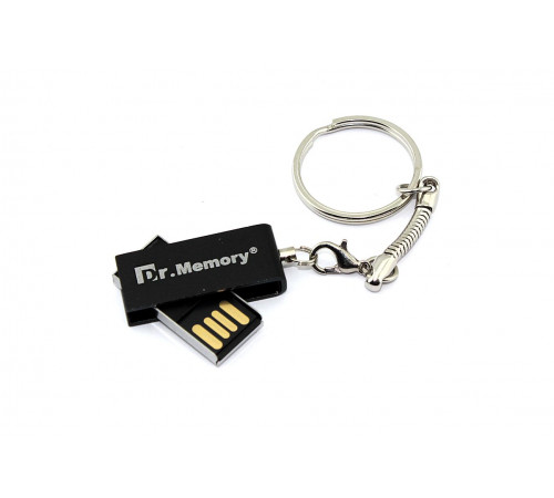 Флешка USB Dr. Memory 005 8Гб, USB 2.0, серебристый